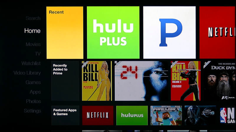 Amazon Fire TV Landing Page