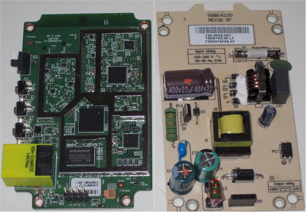 NETGEAR EX6100 main and power boards