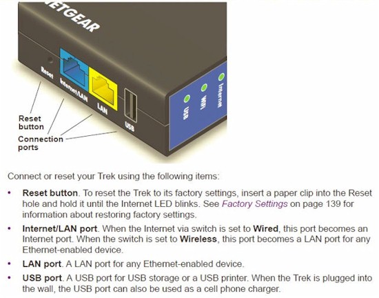 NETGEAR PR2000 rear panel callout