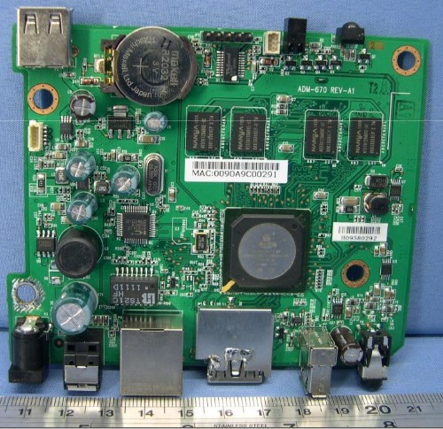 WD TV PCB photo from the FCC