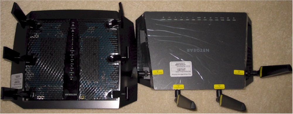 NETGEAR R8000 & R7500 side by side