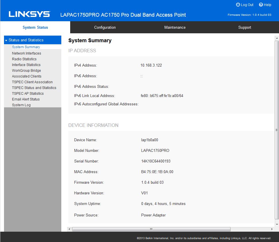 System Summary