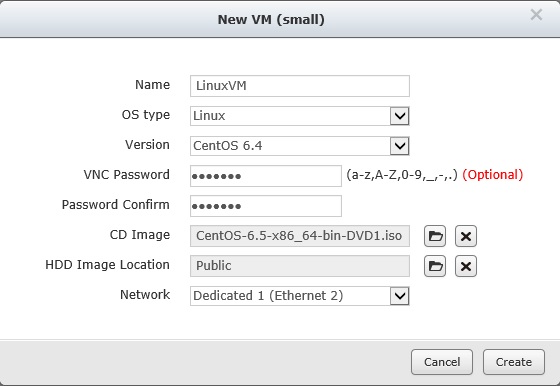 Small VM Template