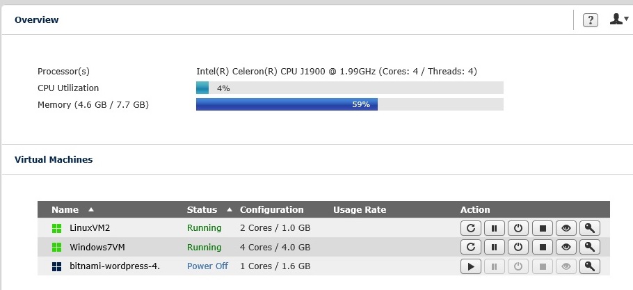 VM Dashboard