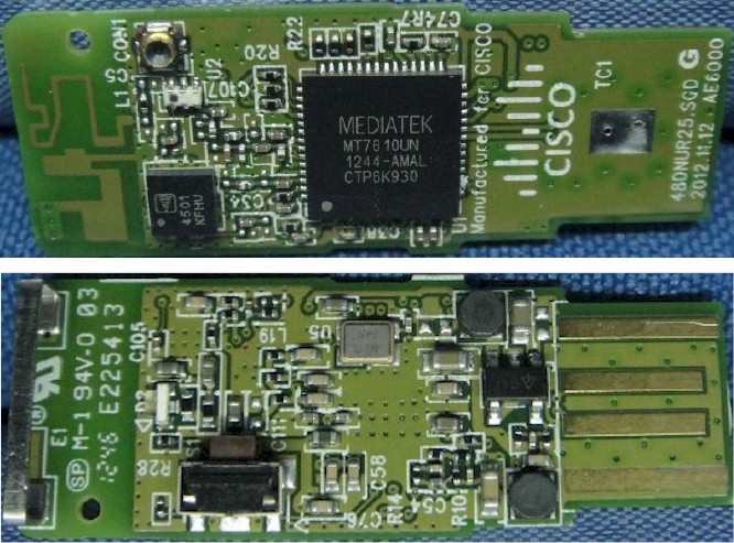 Linksys AE6000 board