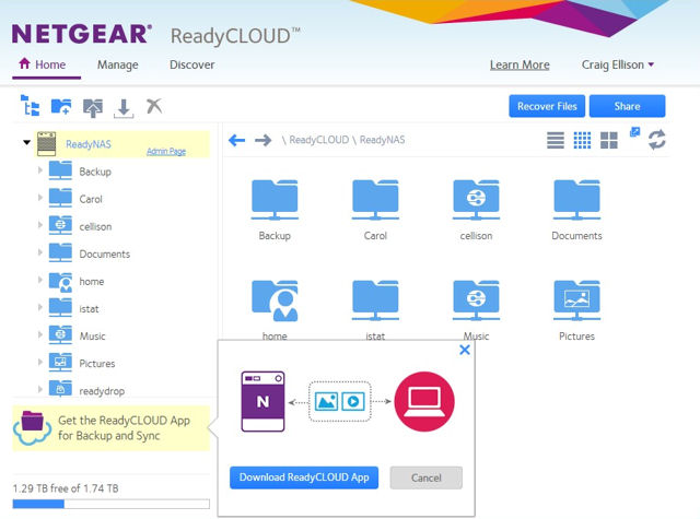 NETGEAR ReadyCLOUD - Get desktop app