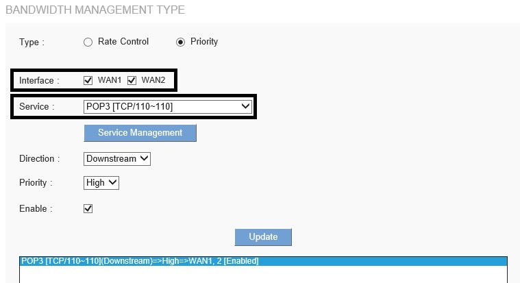 Traffic Priority - Linksys LRT224