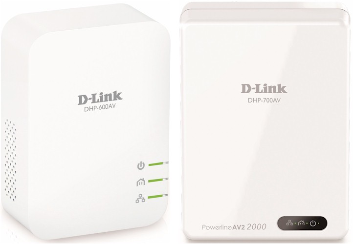 D-Link DHP-601AV & DHP-701AV Gigabit powerline adapters