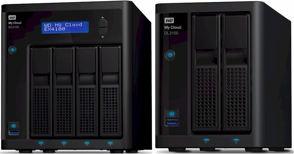 WD My Cloud EX and DL Series NASes
