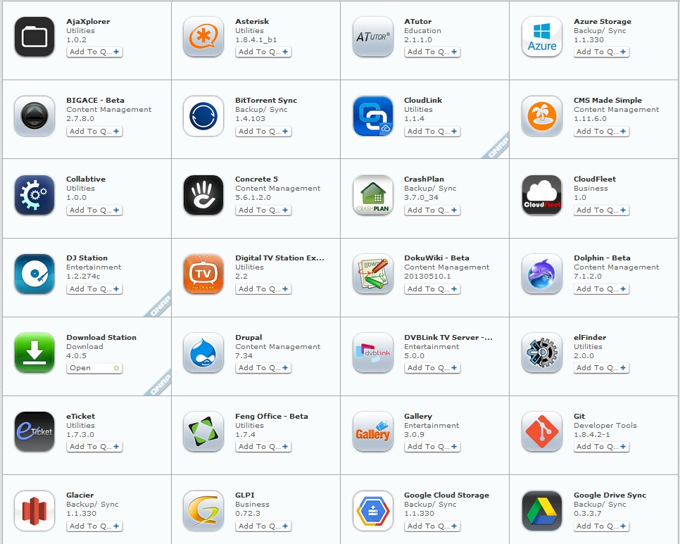 Some of the TS-112P supported apps