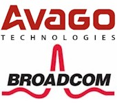 Avago/Broadcom logos