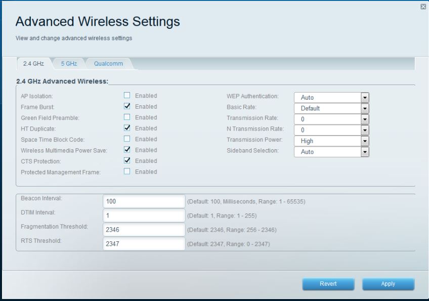 Advanced wireless screen - 2.4 GHz tab