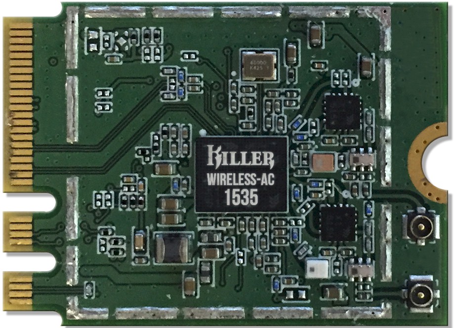 Killer Wireless-AC 1535 board shot