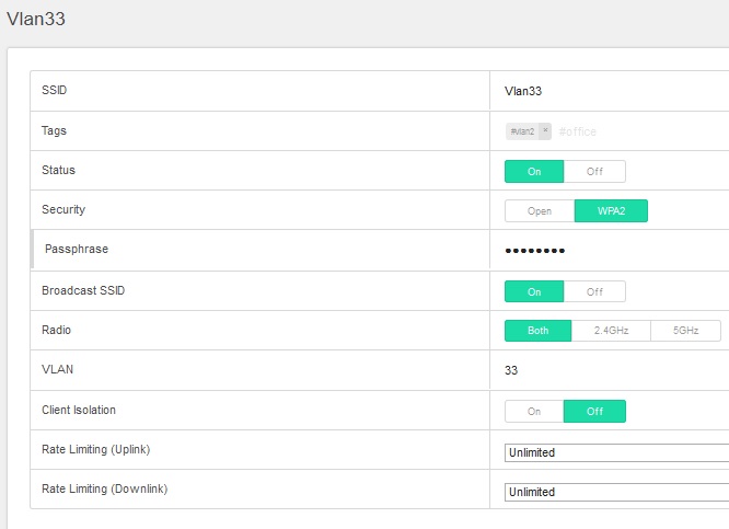 CloudManager VLAN Config