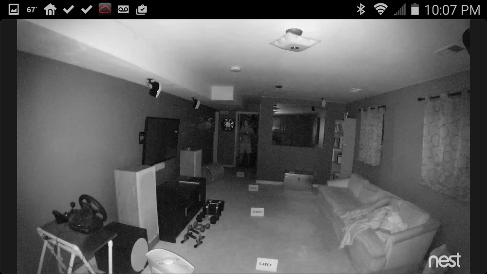 Nest Cam Indoor Night Vision screen