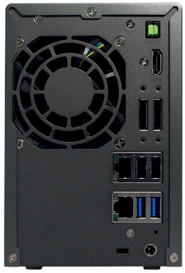 ASUSTOR AS6202T rear panel