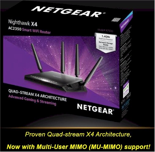 NETGEAR R7500v2 Nighthawk X4