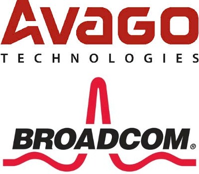 Avago/Broadcom logos