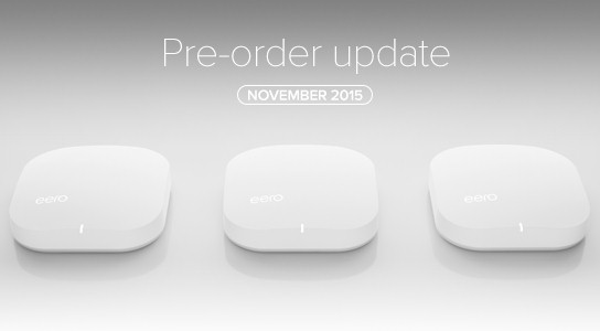 eero pre-order update