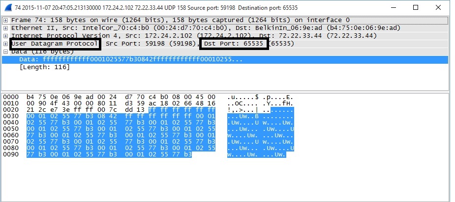 Matcode WoL Utility Layer 4 Protocol and Port