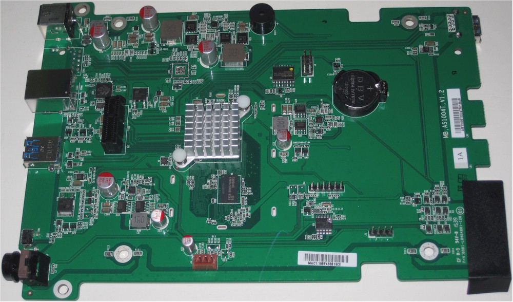 ASUSTOR AS1004T main board