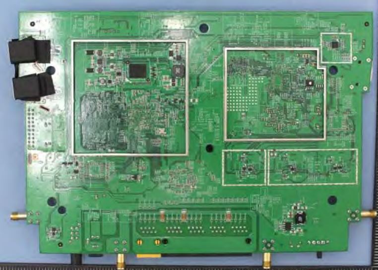 NETGEAR R7500v1 board bottom