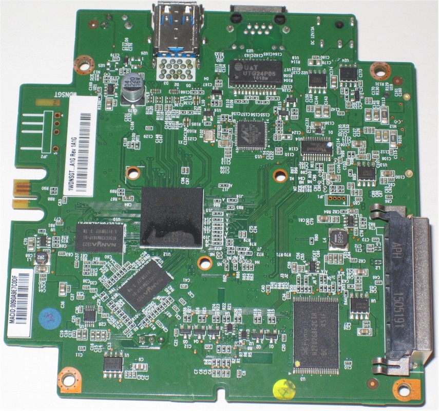 WD My Cloud Mirror Gen 2 main PCB without heat sink