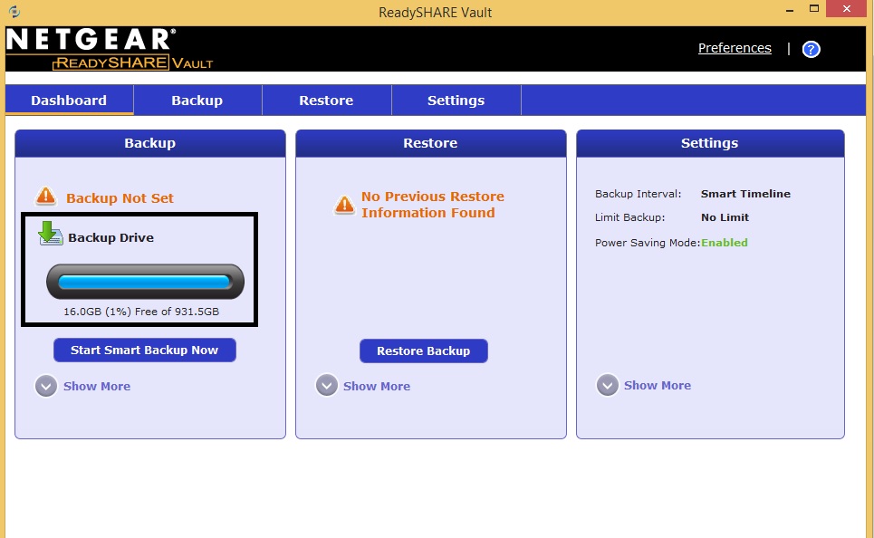 ReadySHARE Vault