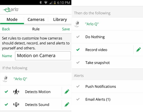 Arlo Q Motion Zone Definition