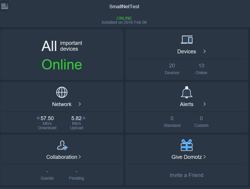 Network Dashboard