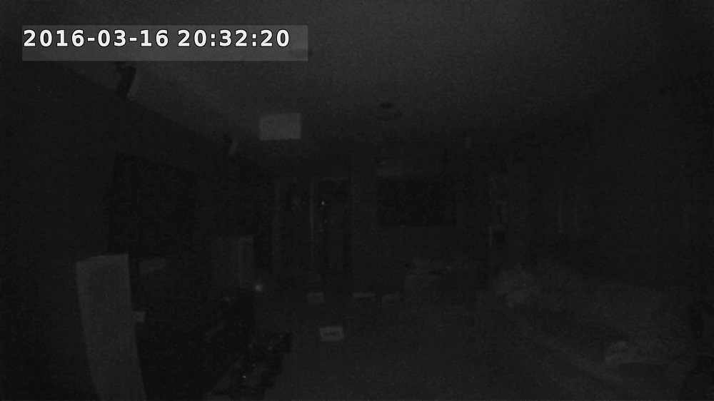 Foscam C1 Night Vision with me at 25 feet