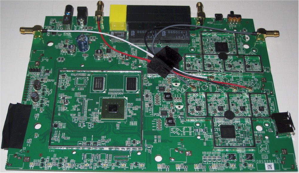 NETGEAR R7800 board top