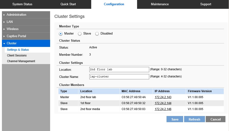 Linksys Clustering