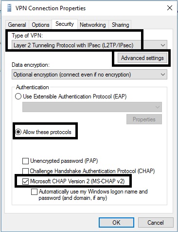 Windows L2TP Setup