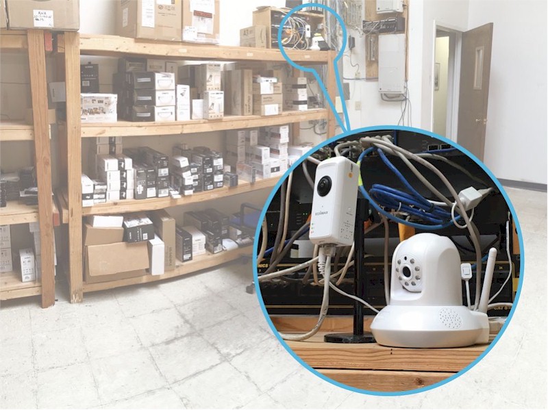 Panoramic and Normal IP Camera Locations