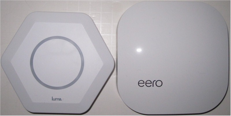 Luma and eero side-by-side