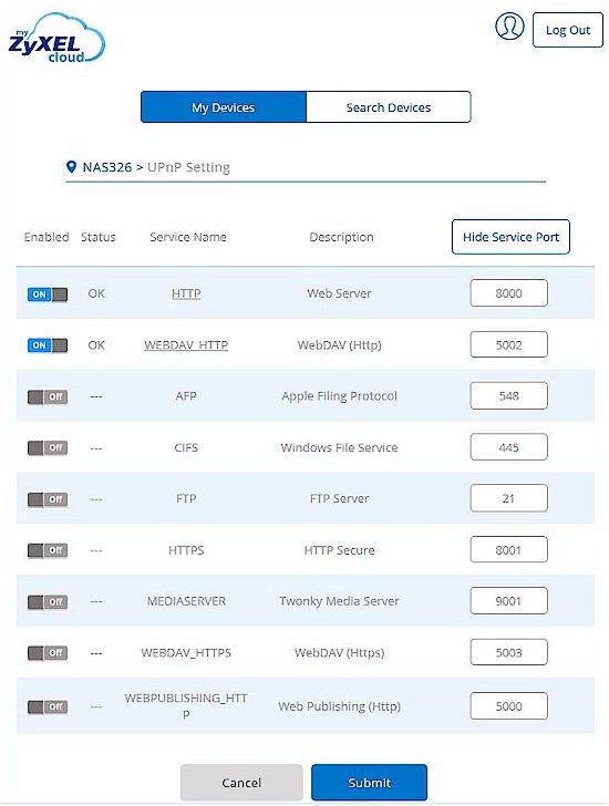 myZyXELcloud successfully paired