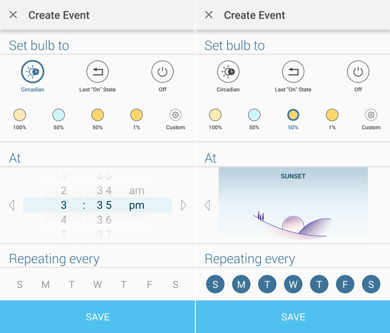 TP-LINK LB120 Scheduling