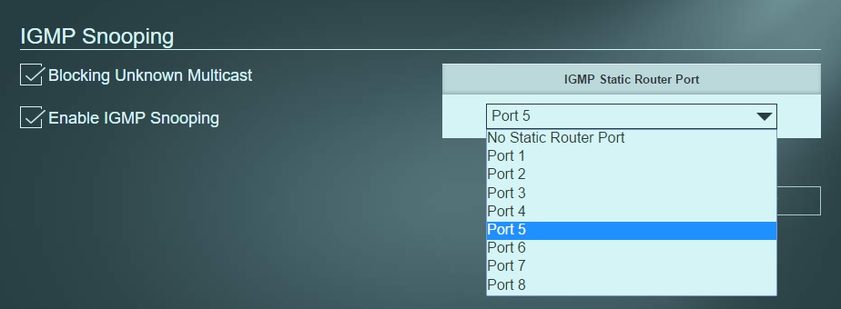 Multicast Options