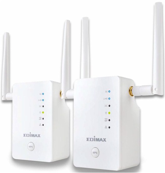 Edimax RE11 Gemini AC1200 Dual-Band Home Wi-Fi Roaming Kit