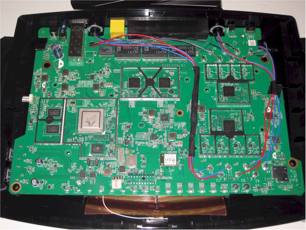 NETGEAR R9000 board top