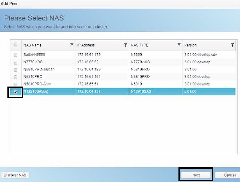 Add NAS 2 to Scale-Out