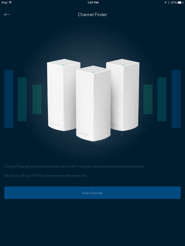 Linksys Velop Channel Finder