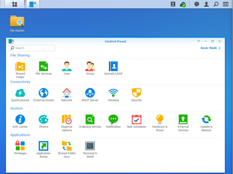 Synology DSM 6 Control Panel