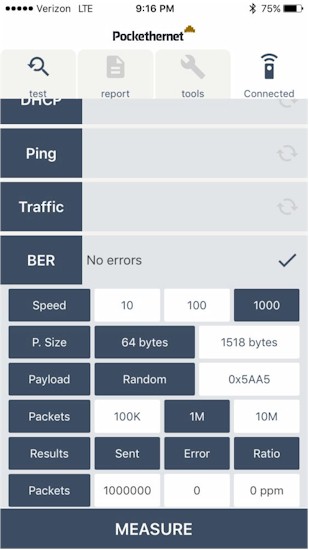 Bit Error Rate Test