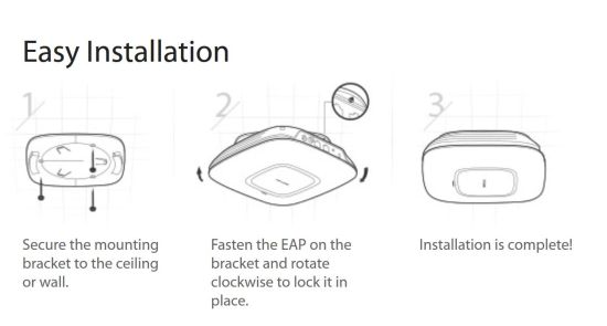 TP-Link AP easy mounting