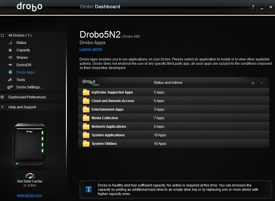 Drobo Dash - Apps