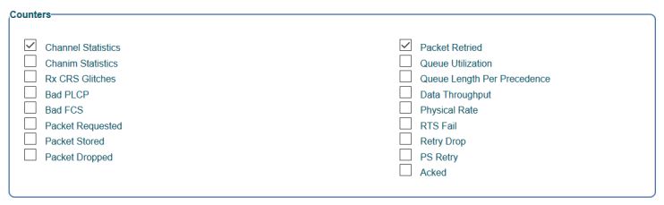 GT-AC5300 Wi-Fi Radar statistic categories