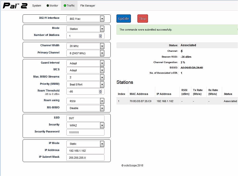 octoPal settings example