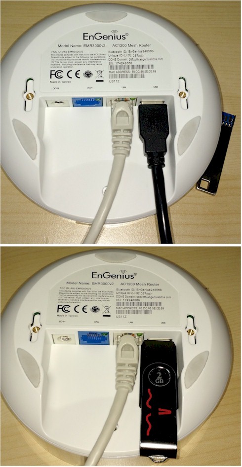 Connecting USB drives to EnMesh